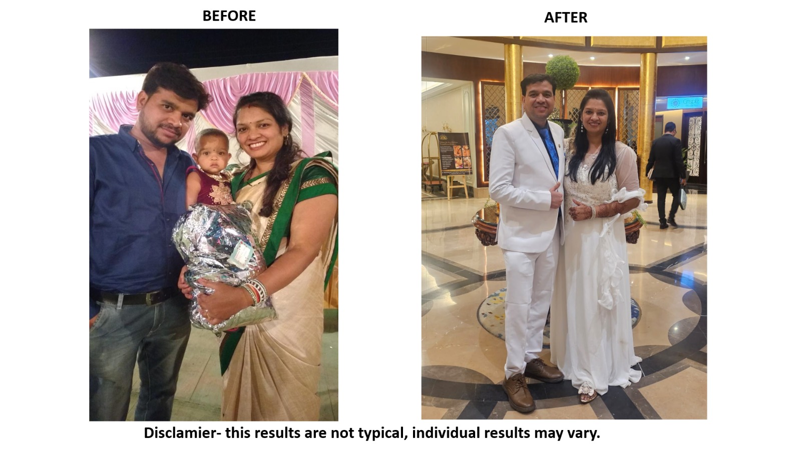 Client transformation at Best Herbalife Nutrition Centre in Dhamtari - Real results from Prayas Nutri Hub